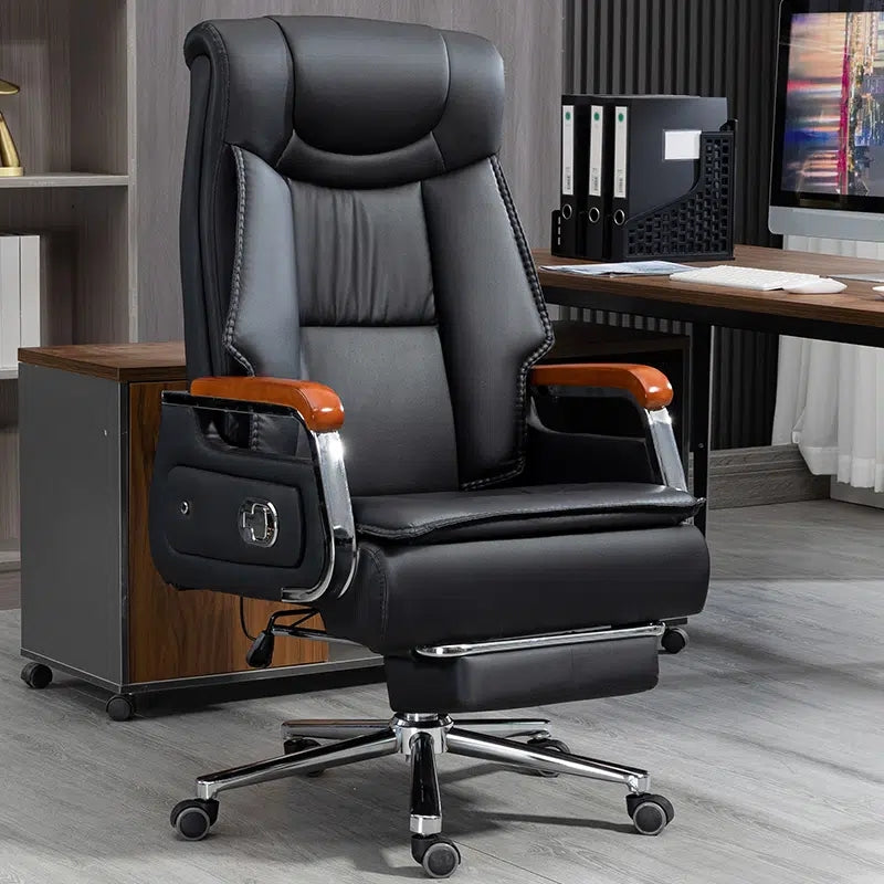 Executive Boss Chair Genuine Leather