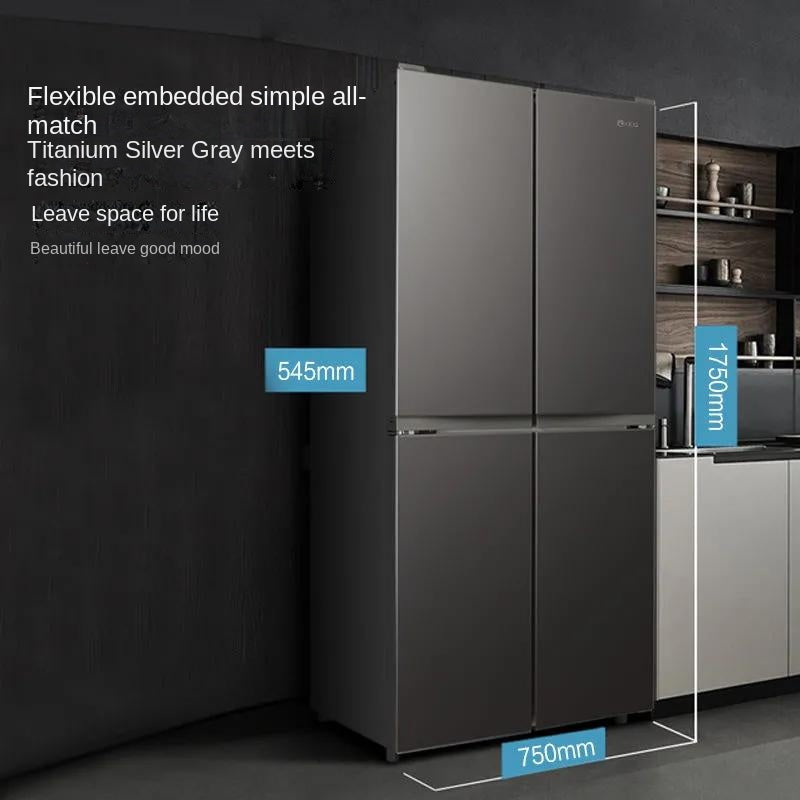 KEG 418L Refrigerator cross four-door first-class energy-saving ultra-thin embedded smart home