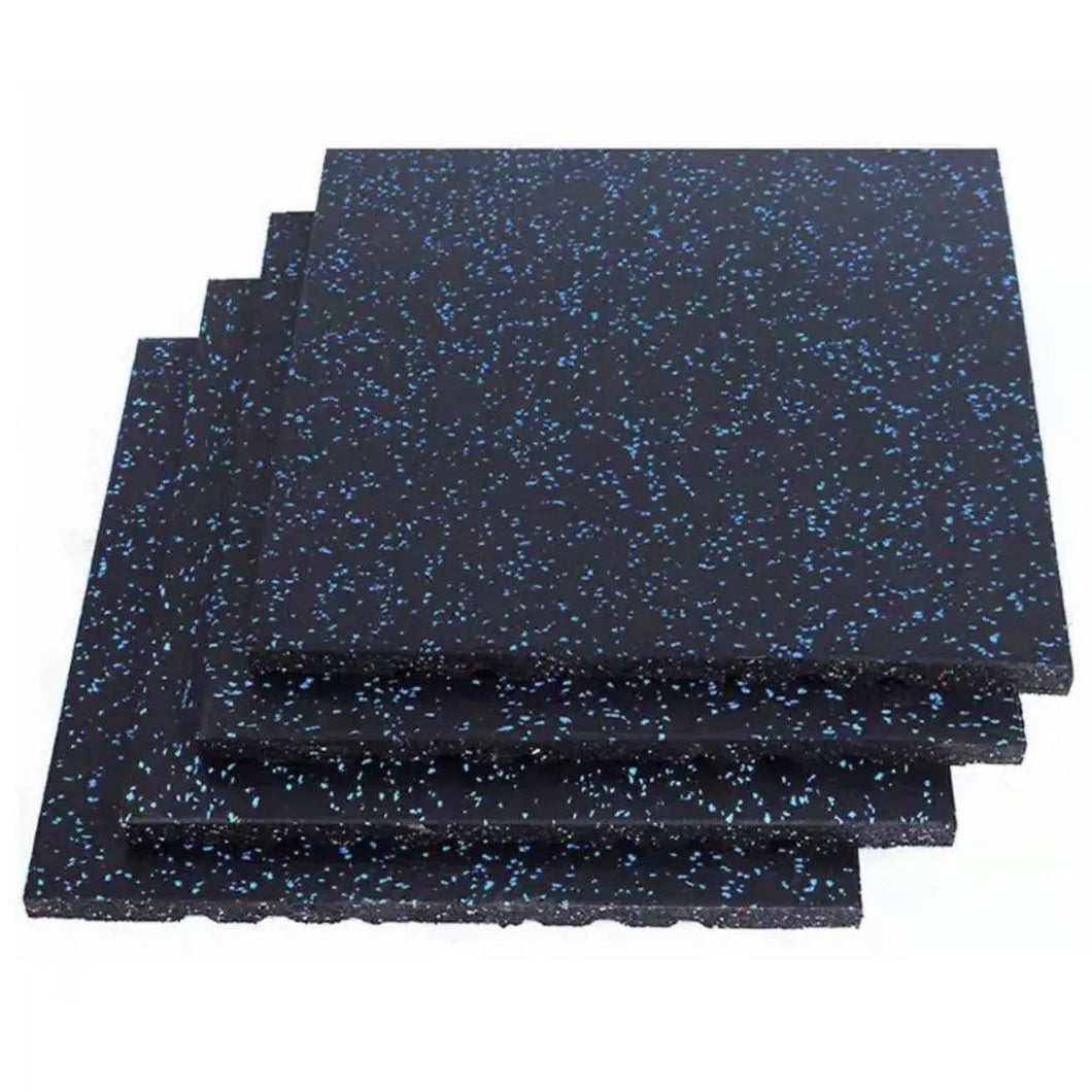 High quality composite rubber tiles for gym use 1m*1m