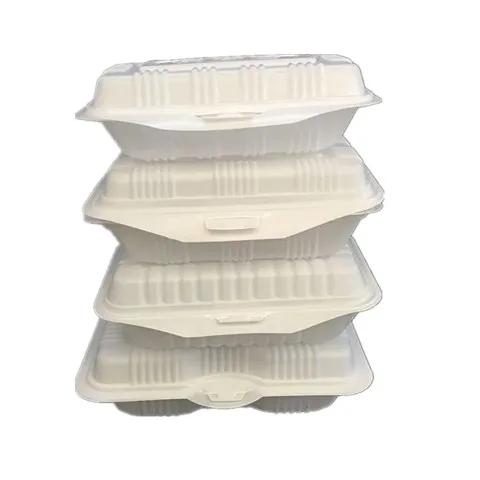 Disposable plastic lunch box 280ml 350ml 400ml 450ml 600ml 800pcs in a box