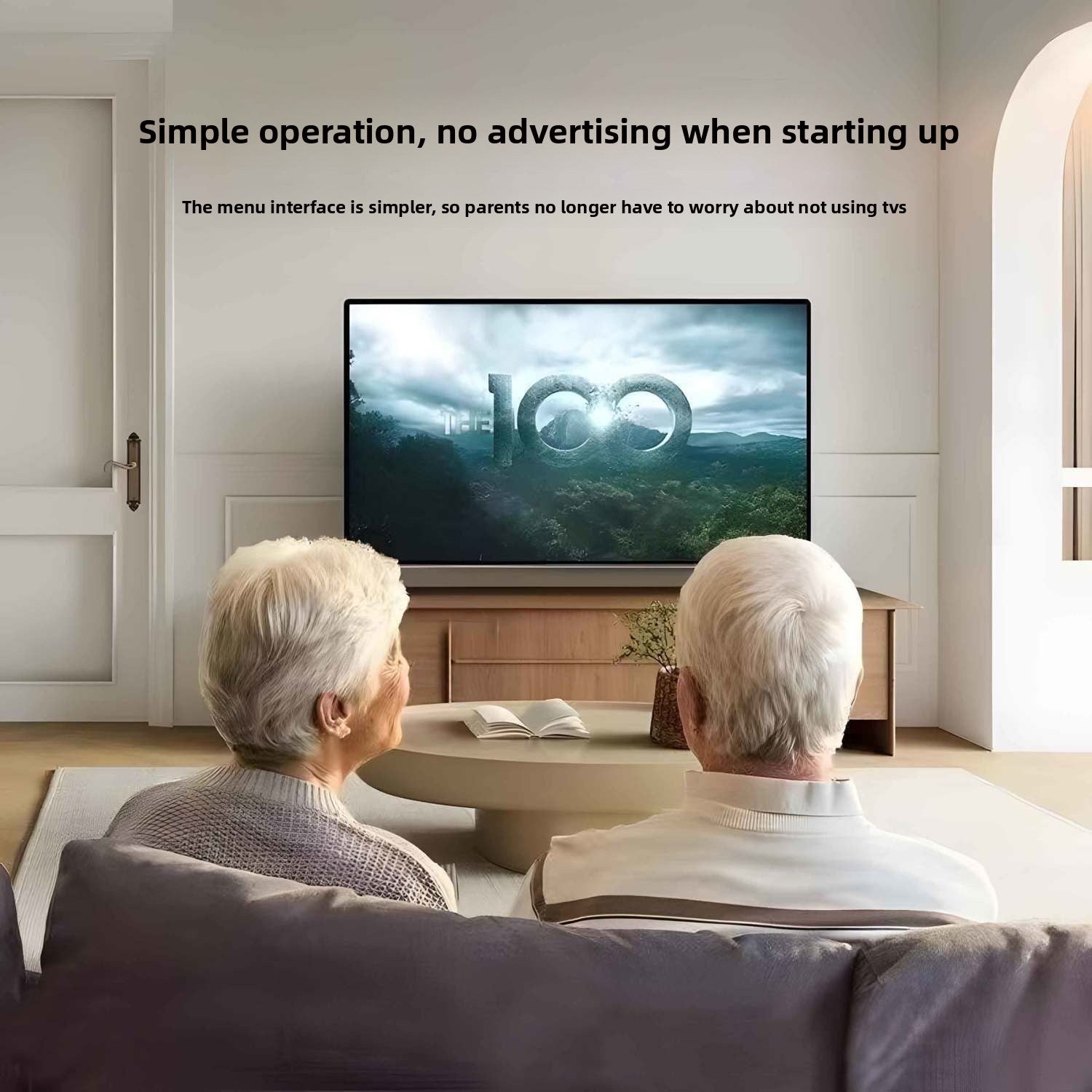 2025 Top New Original Imported Frameless 100inch TV 85/65/75/55 HD Voice Full Screen