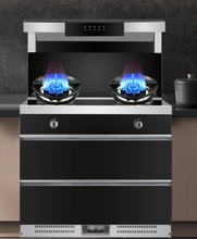 Load image into Gallery viewer, Sunpentown  900mm disinfection and drying cabinet integrated gas stove range hood
