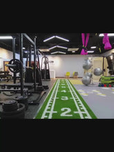 Load and play video in Gallery viewer, Gym Flooring Artificial Grass for Sled Turf Marked
