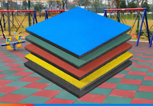 Load image into Gallery viewer, Outdoor rubber floor mat playground tile
