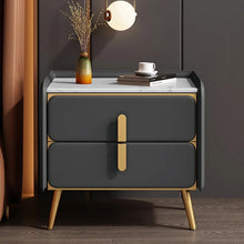 Load image into Gallery viewer, Slate Surface solid wood Nightstand Bedside Table PLDE02
