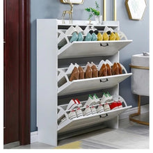 Load image into Gallery viewer, Luxury Shoe Cabinet 120cm height XZN02
