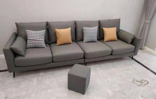 Load image into Gallery viewer, Genuine Leather Sofa FY04
