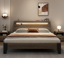 Load image into Gallery viewer, solid wood bed BXL02
