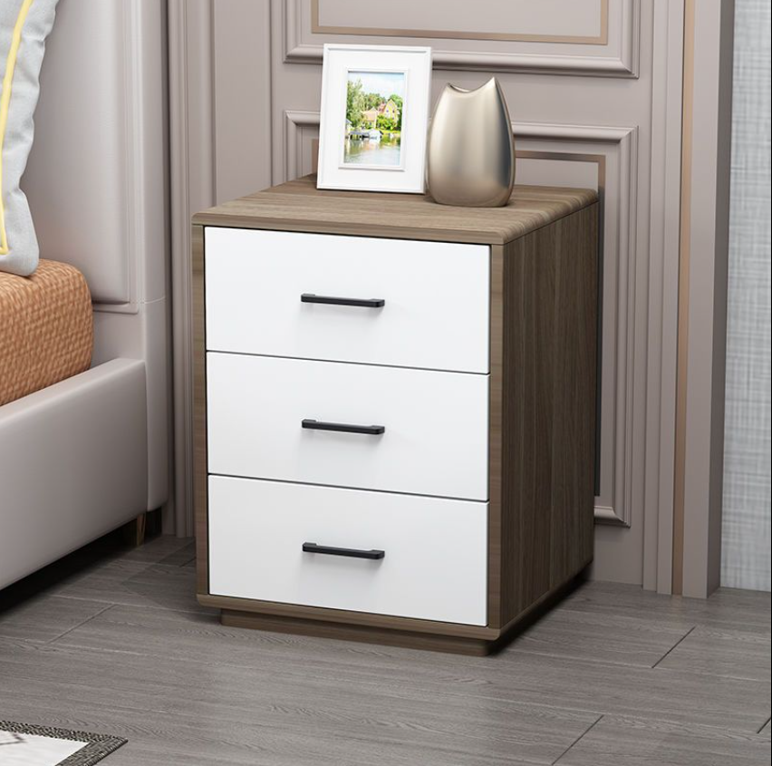 3 drawer MDF Nightstand Bedside Table XD02