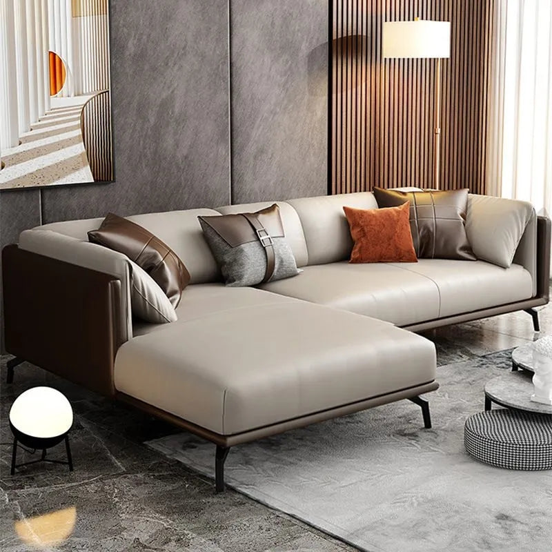 Genuine Leather Sofa SMJ01