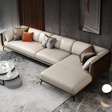 Load image into Gallery viewer, Genuine Leather Sofa SMJ01
