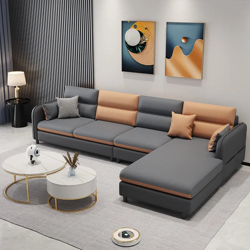 Simple Modern Washable Detachable Fabric Sofa ZC01