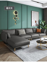 Load image into Gallery viewer, Genuine Leather Sofa FY05
