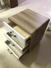 Load image into Gallery viewer, MDF+solid wood Nightstand Bedside Table XD01
