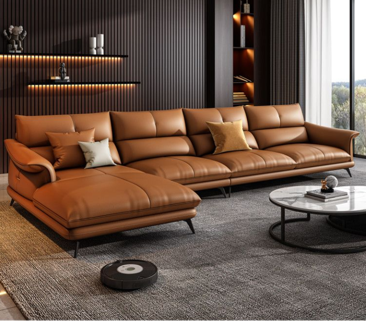 Genuine Leather Sofa FLSG01