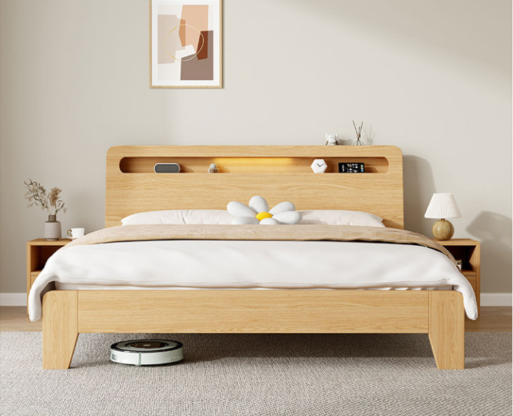 solid wood bed BXL01