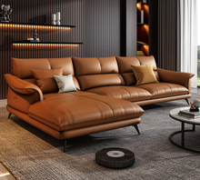 Load image into Gallery viewer, Genuine Leather Sofa FLSG01
