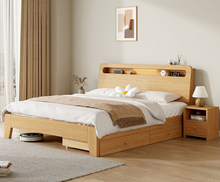 Load image into Gallery viewer, solid wood bed BXL01
