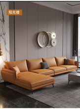 Load image into Gallery viewer, Genuine Leather Sofa FY04
