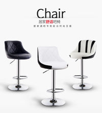 Load image into Gallery viewer, Bar table chair home high stool lift high stool backrest bar stool swivel bench cash register bar chair special chair
