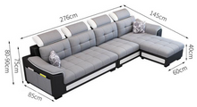Load image into Gallery viewer, Simple Modern Washable Detachable Fabric Sofa FLA01
