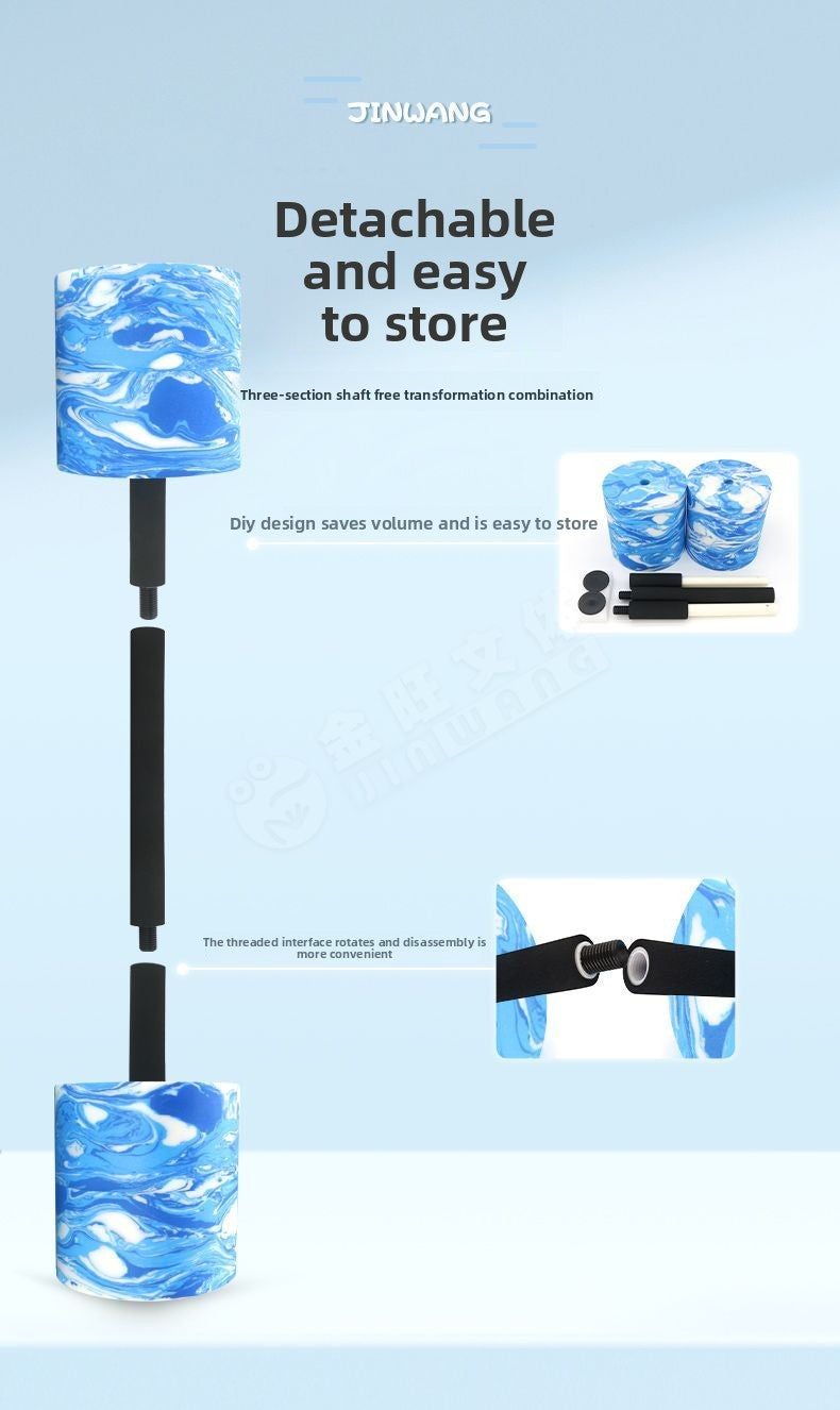 Water Long Dumbbell Three-Section Detachable DIY Camouflage Thickened Adult Children Multi-Functional Floating Exercise Teaching Aid