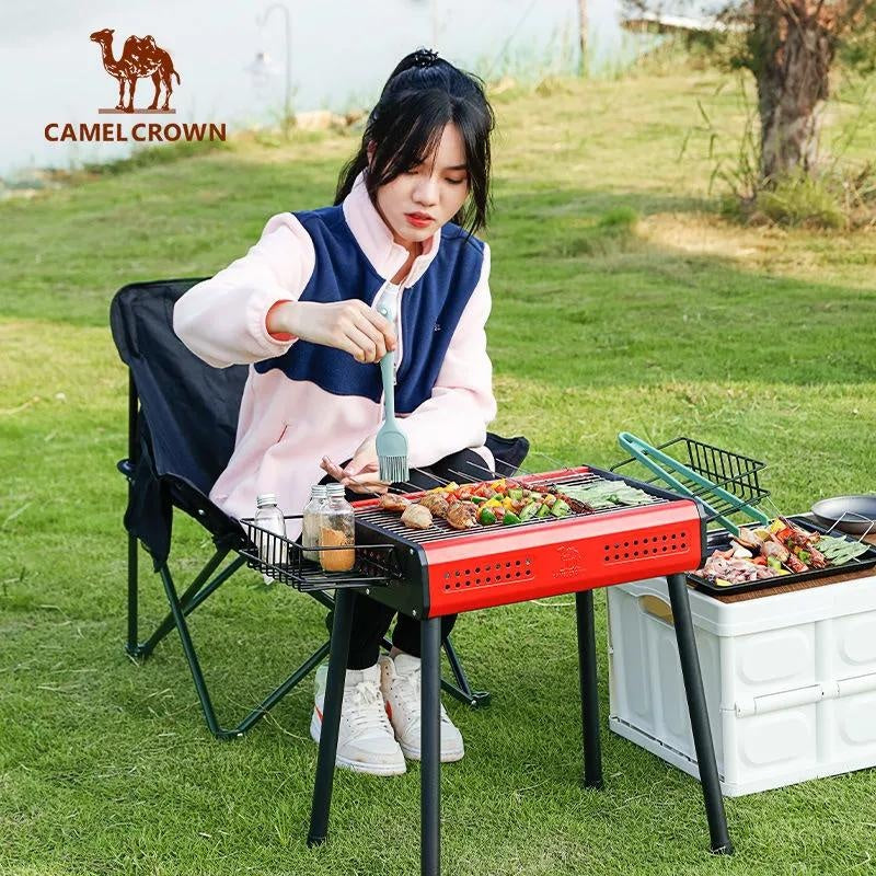 BBQ Grill Chacoal portable Foldable Square