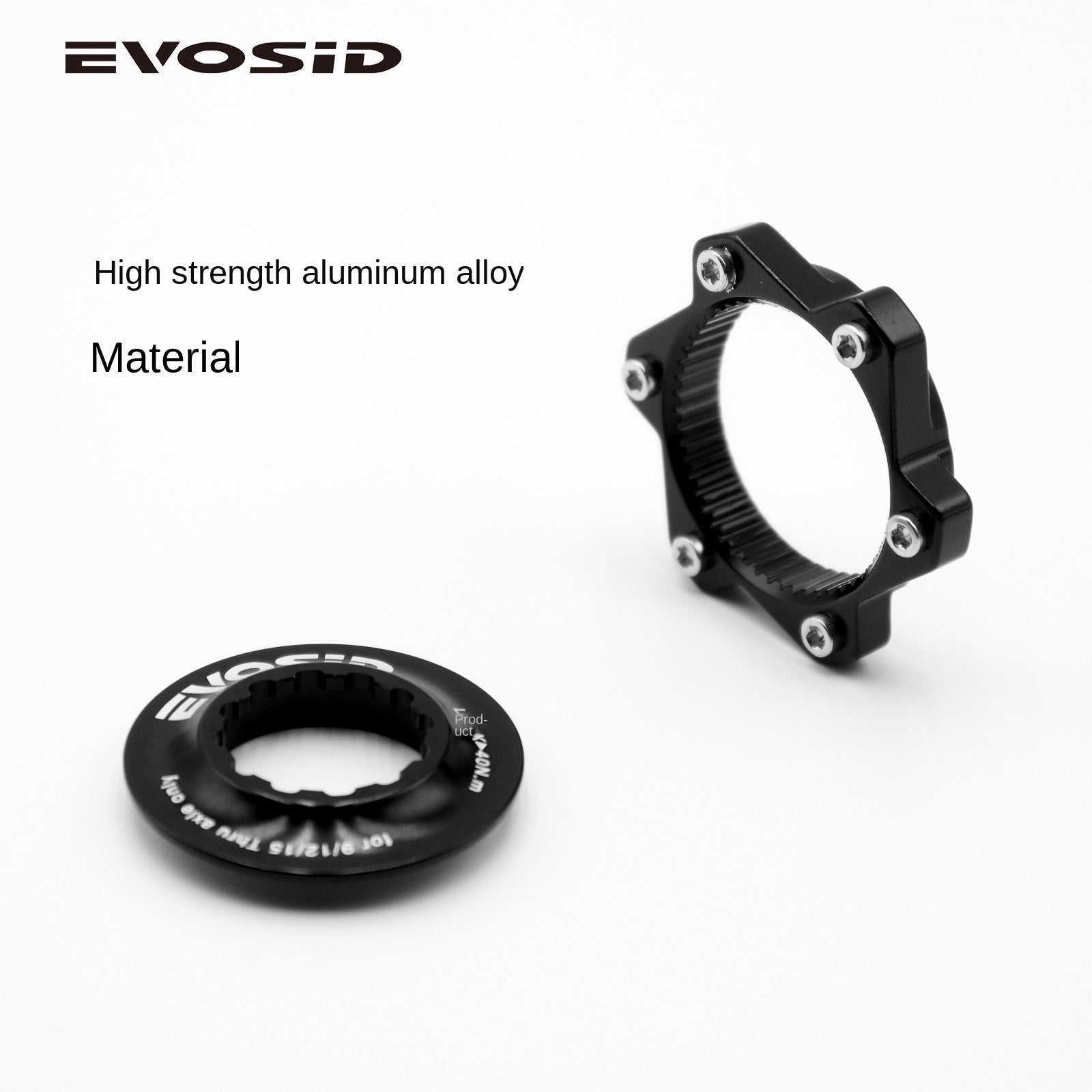 Center Lock to Six-Bolt Disc Adapter CNC Aluminum Alloy Thru-Axle Hub Center Lock Disc Conversion Mount Disc Brake Mount