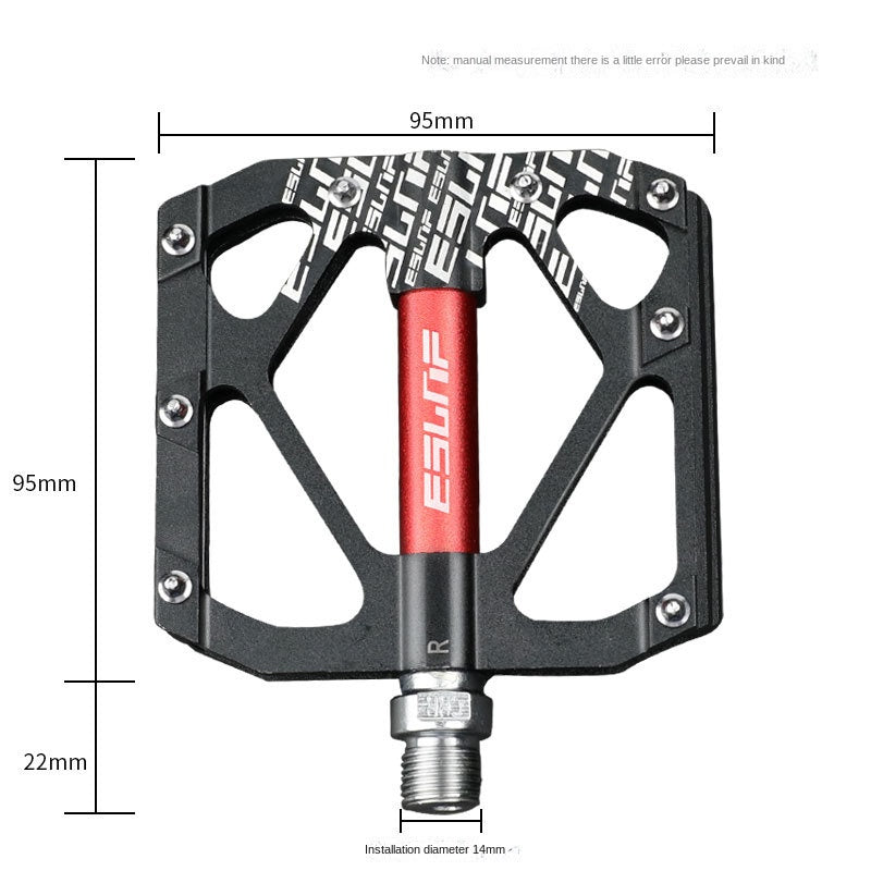 Mountain Bicycle Pedal Peilin Pedal Road Bike Aluminum Alloy Large Pedal Bearing Cycling Fitting