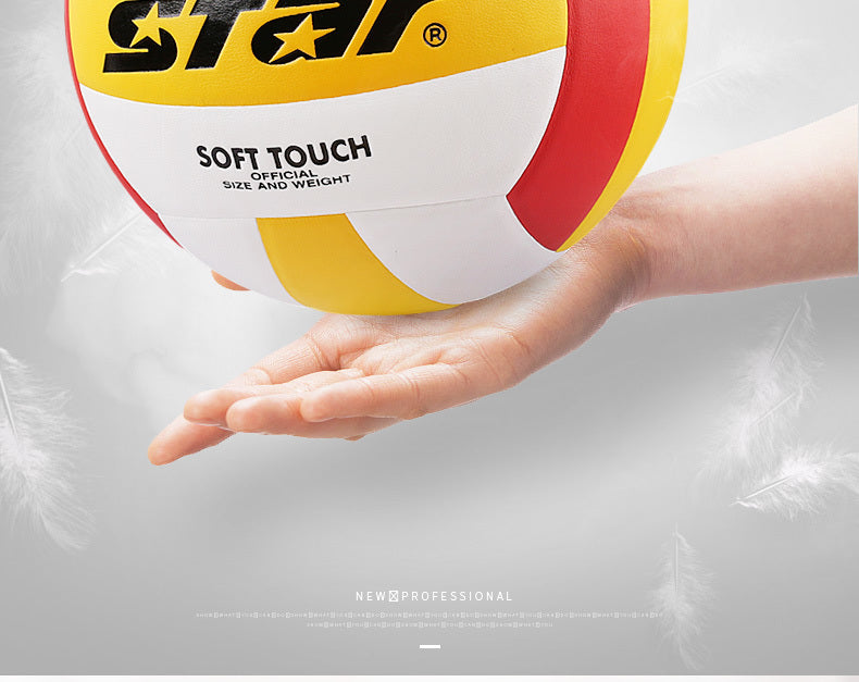 Authentic Star Volleyball for Middle School Entrance Exam, Standard Size 5 Hard Volleyball VB4025-34