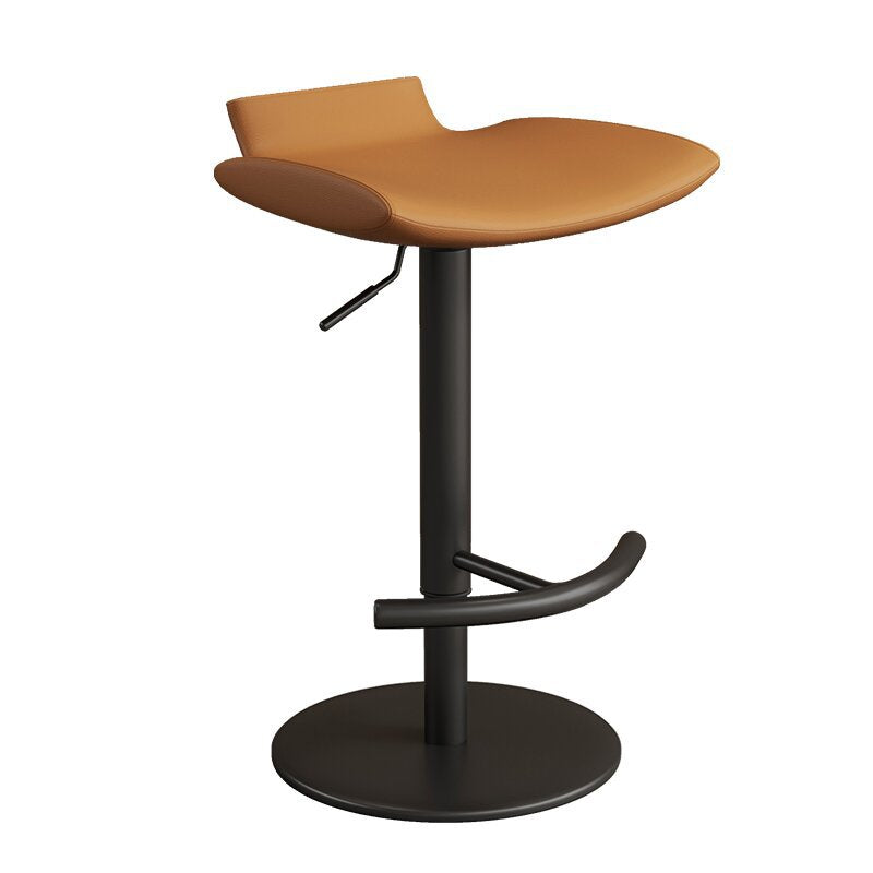 Light Luxury Bar Stool Simple Modern Stainless Steel Lifting Bar Chair Home Middle Island Desk Front Desk Bar High Leg Bar Stool