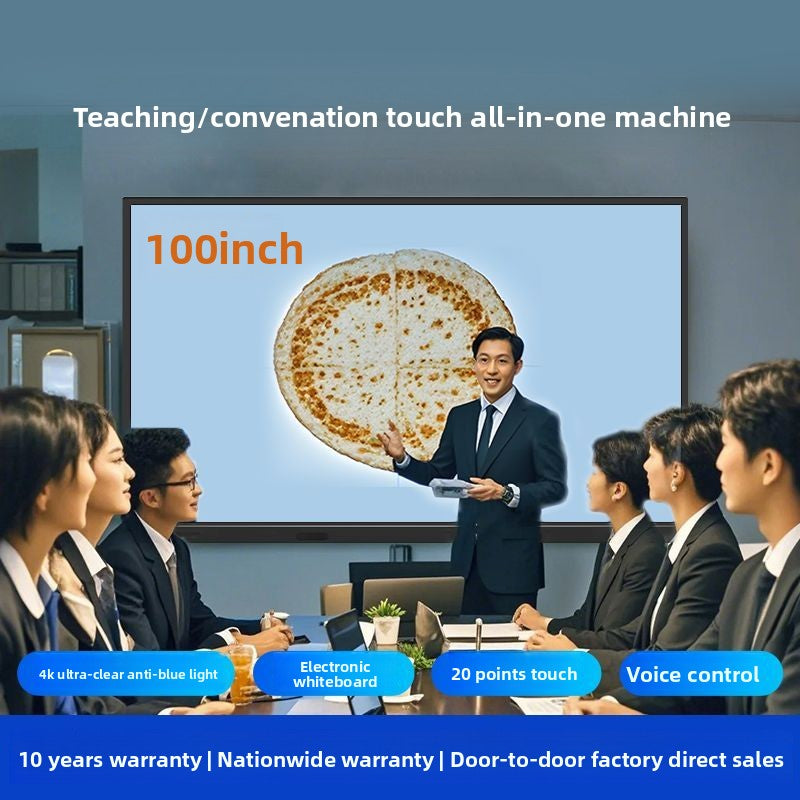 Zhiye 55/65/75/85/100/120 Multifunctional Conference Teaching Tablet All-in-One 4K HD Touchscreen
