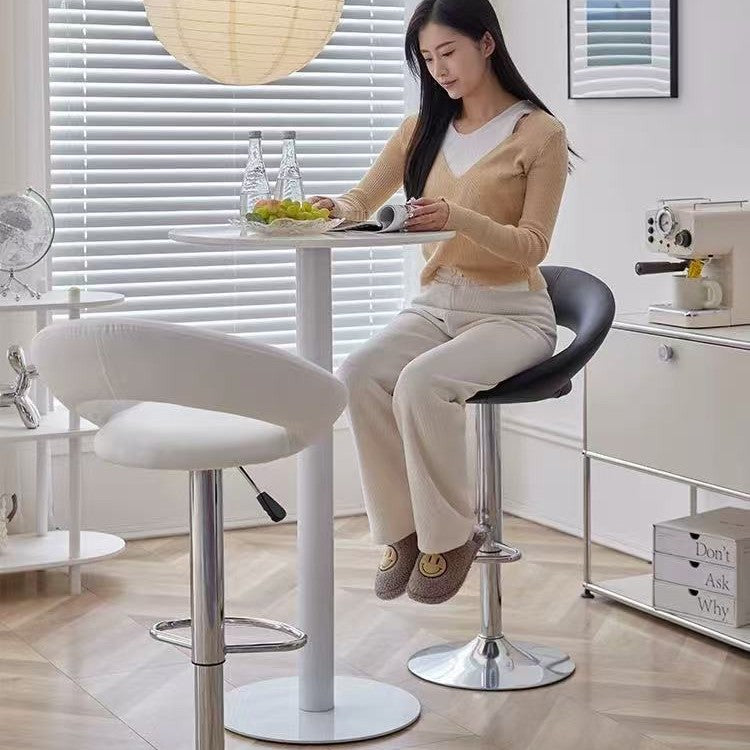 European Style Bar Stool Adjustable Swivel Chair Cashier High Stool Bar Stool Front Desk Bar Chair Backrest Stool Beauty Makeup Chair