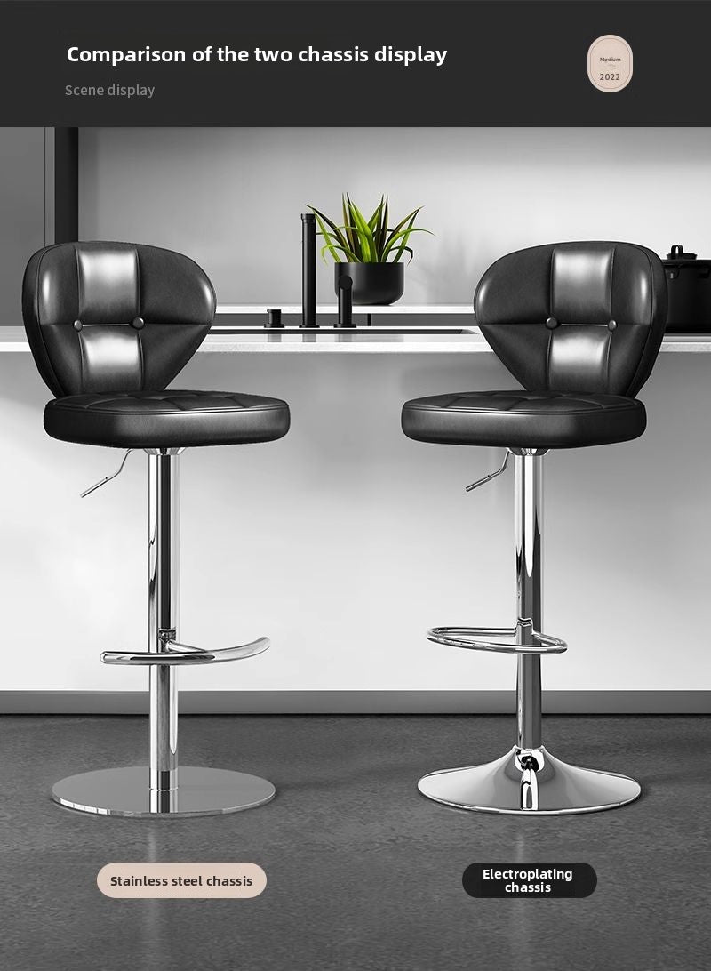 Kerun Bar Stool Internet Celebrity Bar Chair Adjustable High Stool Home Bar Stool Modern Simple Bar Chair Cashier Counter High Stool
