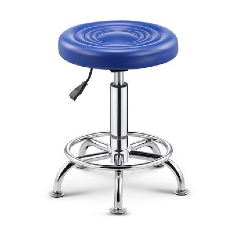 Adjustable Swivel Stool with Wheels, Large Work Stool, Round Stool for Barber Shop, Hair Salon, Bar Counter Chair with Backrest, Bar Chair