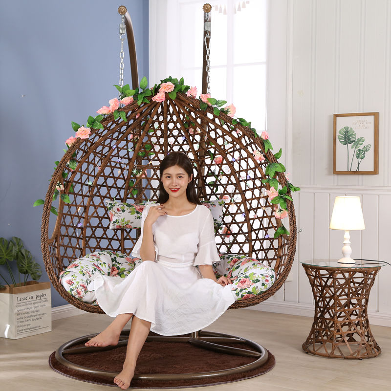 Rocking Chair Indoor Lazy Bone Chair Bird's Nest Outdoor Adult