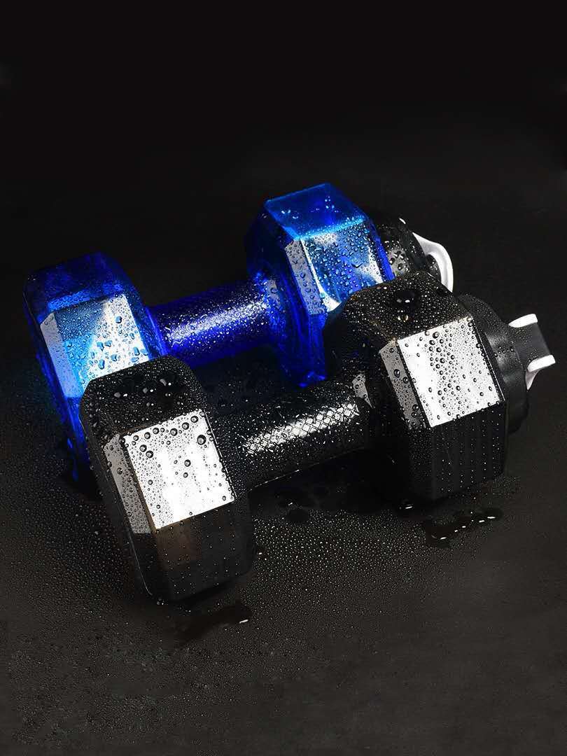 Creative Dumbbell Fitness Water Dumbbell Water-filled Dumbbell Portable Water-injection Dumbbell Plastic Weight Adjustable Water-filled Sand-filled