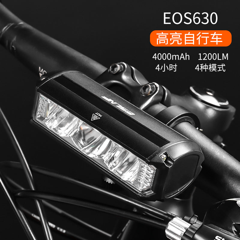 Customized 640 Bicycle Light USB Rechargeable Aluminum Alloy Headlight 2600 Lumen High Bright Night Riding Outdoor Cycling Fixture
