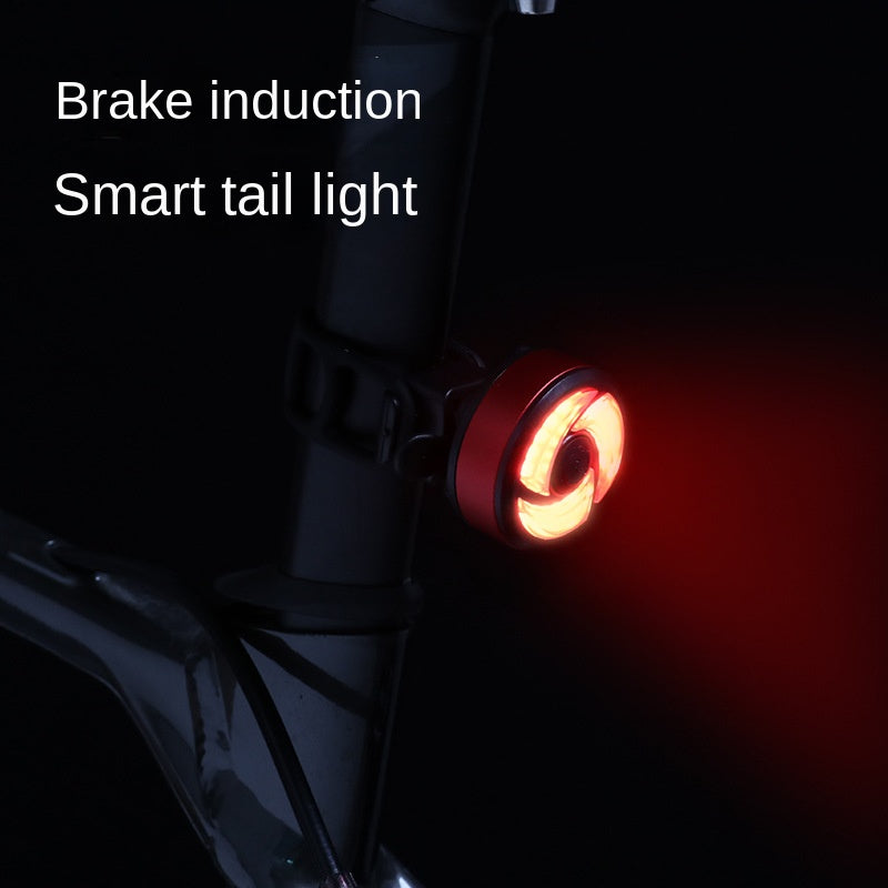 Bk500 Bicycle Light Cycling Fixture Mountain Bike Aluminum Alloy Highlight Warning Light Intelligent Brake Induction Taillight