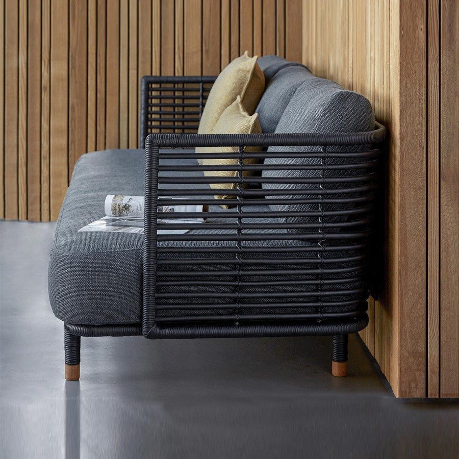 Outdoor Rattan Sofa Courtyard Leisure Outdoor Balcony Rattan Chair Sunproof Waterproof Homestay Sunroom Combination Furniture