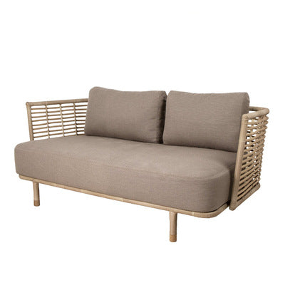 Outdoor Rattan Sofa Courtyard Leisure Outdoor Balcony Rattan Chair Sunproof Waterproof Homestay Sunroom Combination Furniture