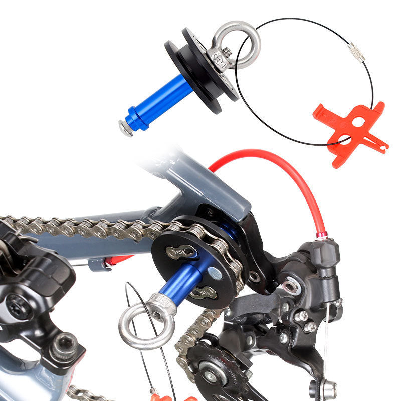 Chain Holder Virtual Flywheel Bicycle Mountain Bike Road Bike Wash Chain Chain Stopper Tensiometer Maintenance Tool