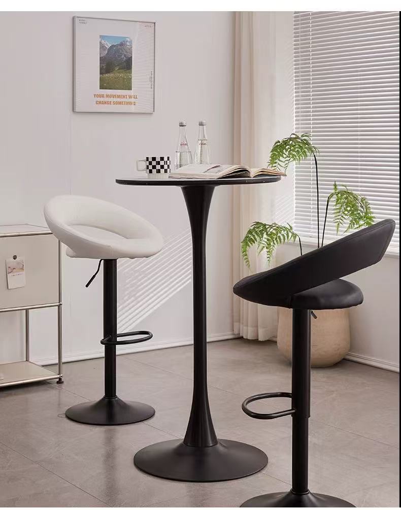European Style Bar Stool Adjustable Swivel Chair Cashier High Stool Bar Stool Front Desk Bar Chair Backrest Stool Beauty Makeup Chair