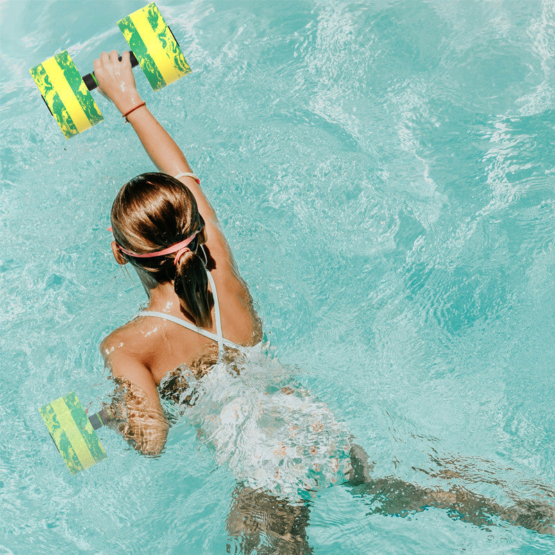 Swimming Aid for Children and Adults, Swimming Float Dumbbell Training Equipment, Swim Leg Clip Board, Floating Swimming Aid Board
