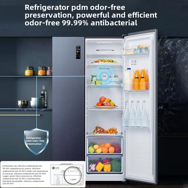 Hisense Refrigerator 532 Liters Double-Door Air Cooling Frostless Household Refrigerator Double Frequency Conversion Energy Saving BCD-532WFK1DPQ