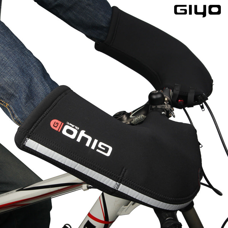 Giyo Mountain Highway Vehicle Bicycle Gloves Windproof Warm Cycling Hand Guard Cold-Proof Handle Gloves Handle Warmer