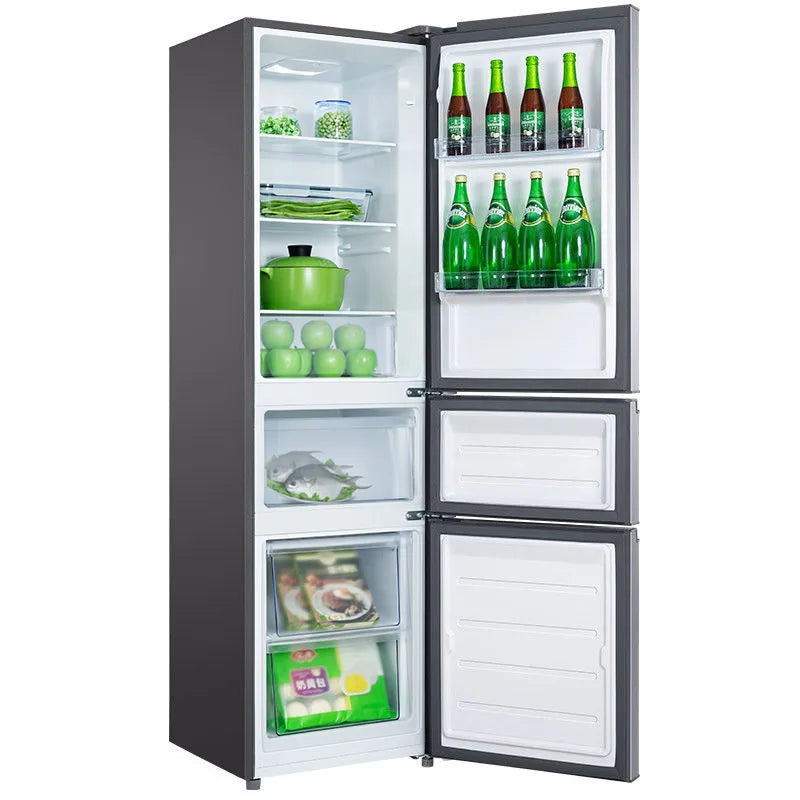 TCL refrigerator 200 liter 3 door refrigerator three-door energy-saving