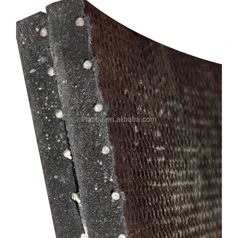 Good performance rubber molded non-asbestos brake lining in roll