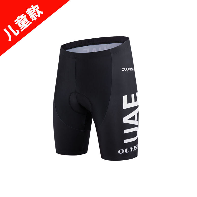 Children's Cycling Clothing Men's and Women's Short-Sleeved Suit Summer Self-Balancing Car Top Shorts Breathable Quick-Drying Parent-Child Customization