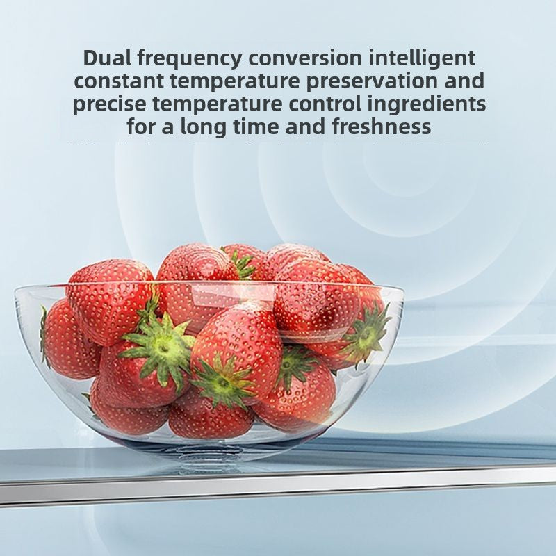 TCL Refrigerator 620 Liters Ultra-Large Capacity Double Door Air Cooling Frostless First-Class Frequency Conversion Energy-Saving Ultra-Thin Refrigerator Household